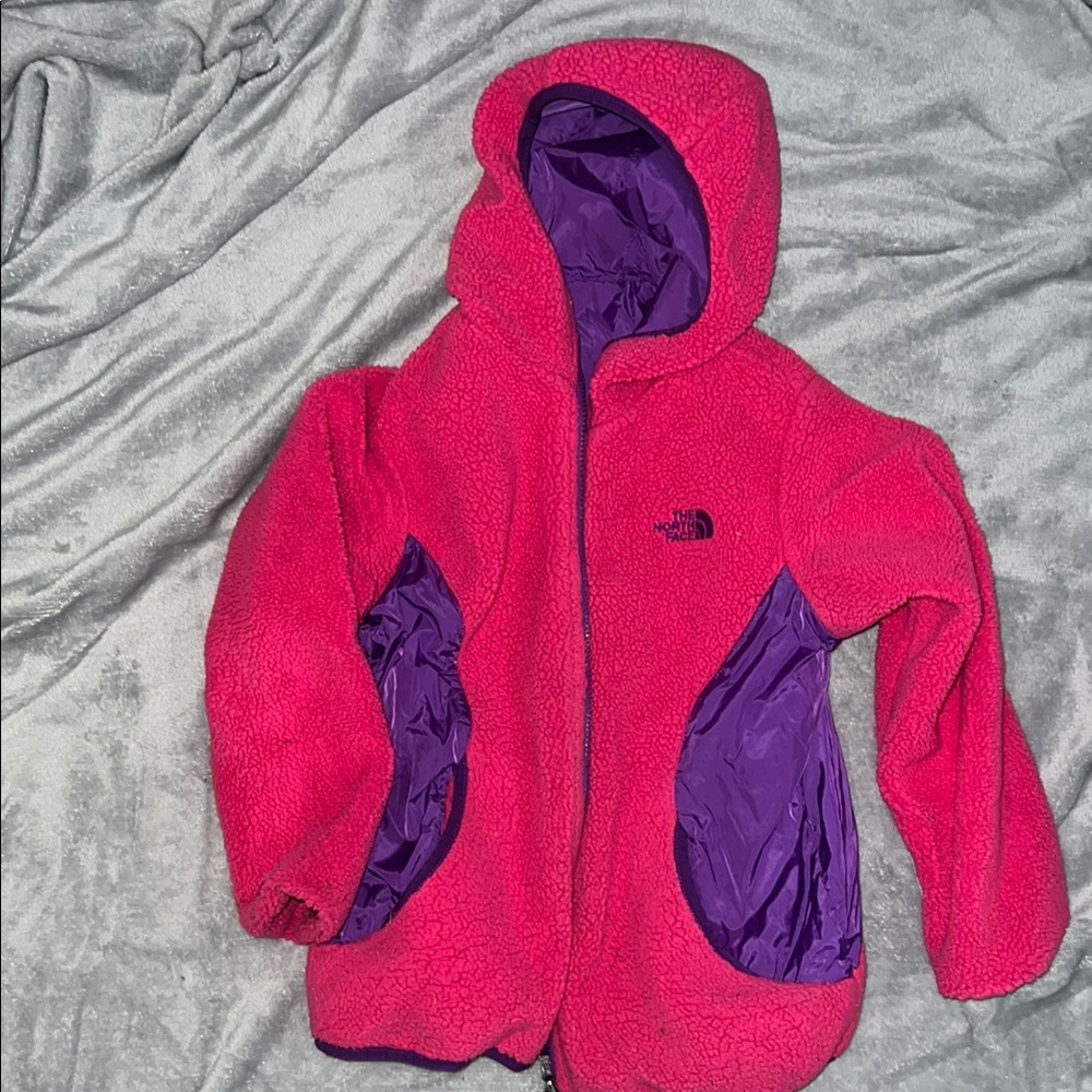 Girls’ Reversible Shasta Full-Zip Hooded coat - Picture 2 of 6